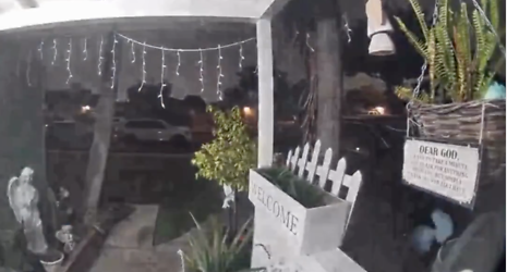 Did a Doorbell Camera Capture an Alien in Compton?