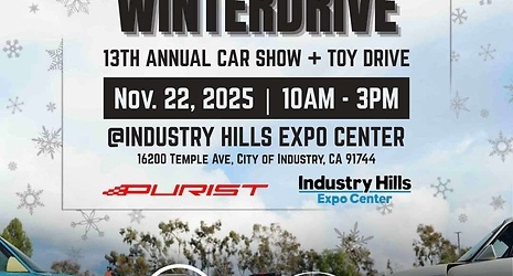 The Purist Group WinterDrive Car Show and Toy Drive